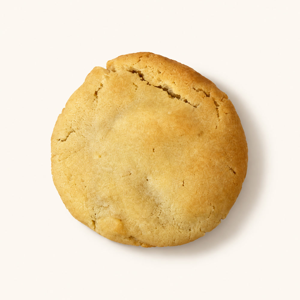 Golden sugar cookie.